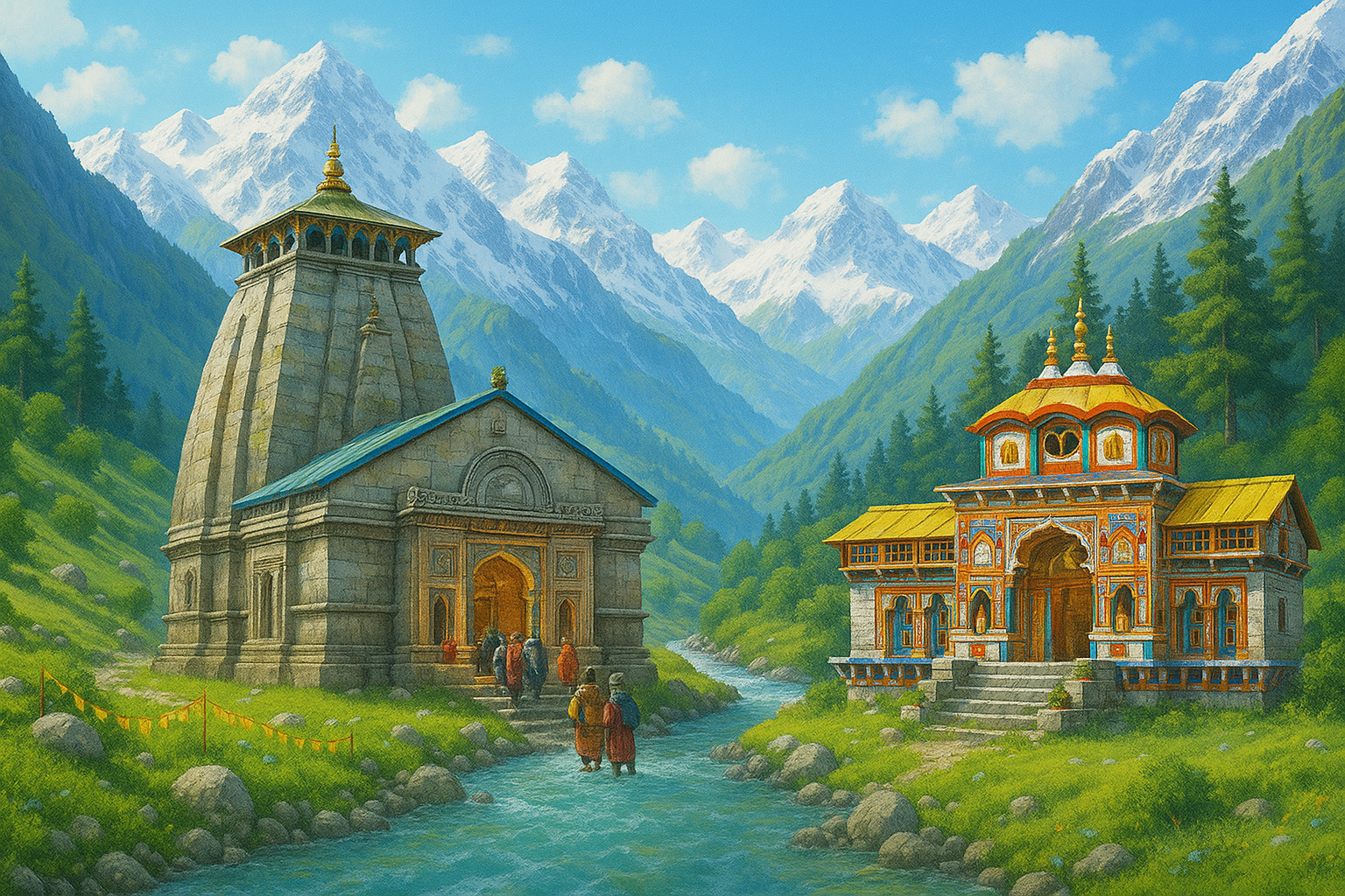 Do Dham Premium Badrinath Kedarnath Yatra 2025 spiritual pilgrimage - Zenvoy Travels